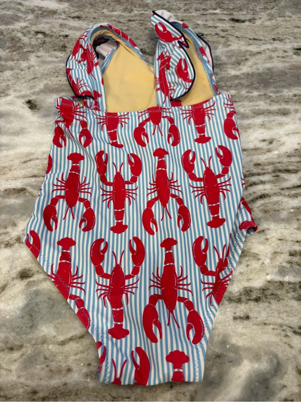 Pink Chicken Kids Swim Bodysuits - Navy, Red, Cream